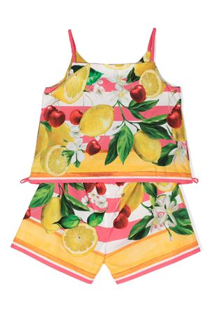 multicolor cotton set DOLCE E GABBANA KIDS | L51U09G7L8SH25AL